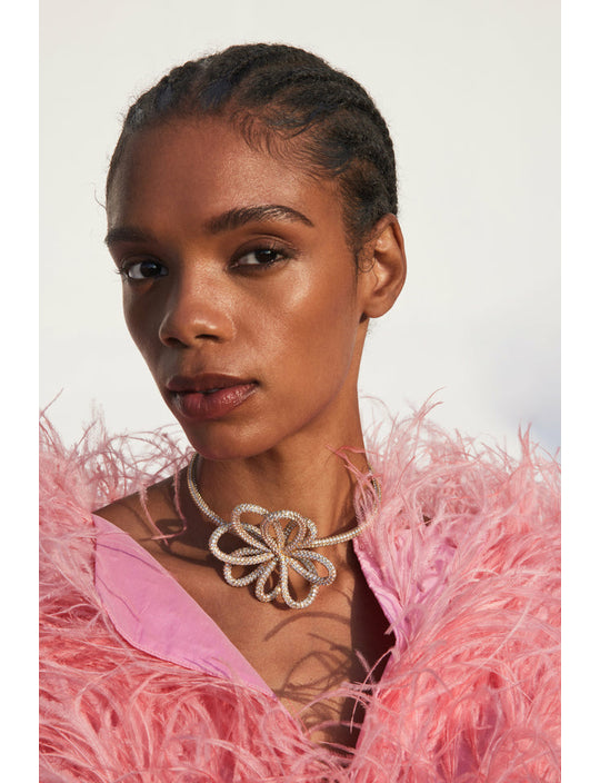 CULT GAIA - BLOOM RHINESTONE CHOKER (One Size) – Rentier NYC