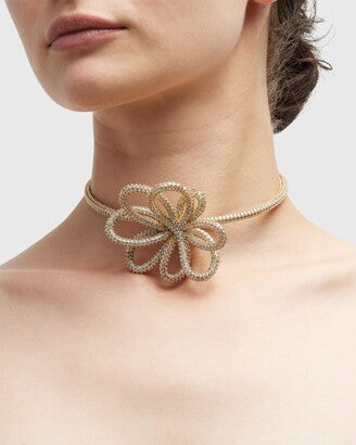 CULT GAIA - BLOOM RHINESTONE CHOKER (One Size) – Rentier NYC