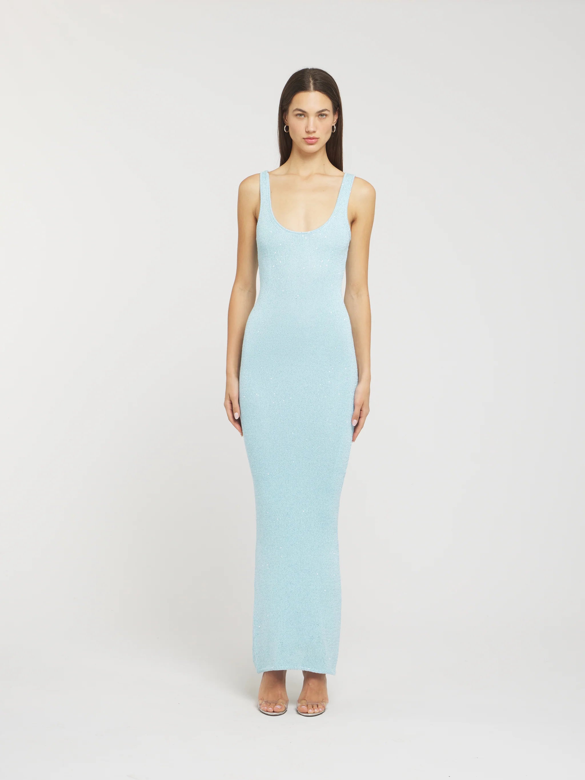 asta resort blue dress Dresses 100% modal Asta Resort Blue Sequin Dress